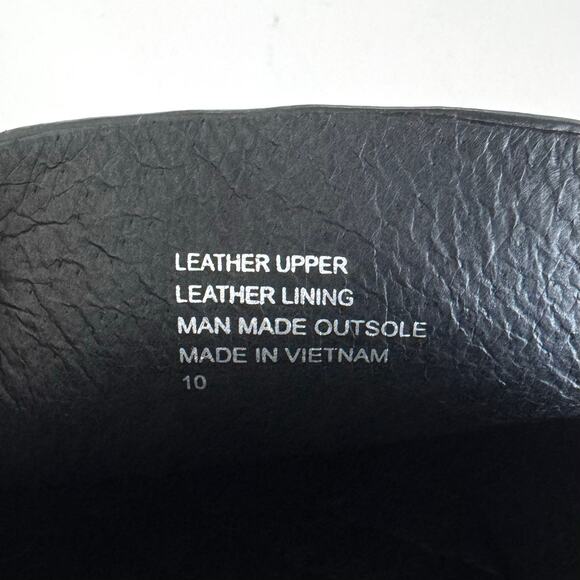 Birdies The Starling Leather Slip-On Loafers Flats Shoes Black 10 Padded Insole - Picture 13 of 13